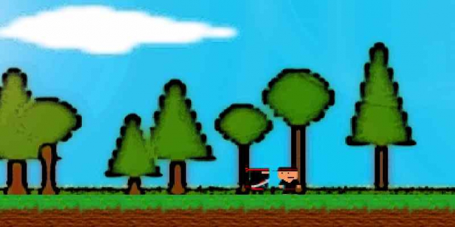 Скриншот из 2D игры Ninja ORIGINS
